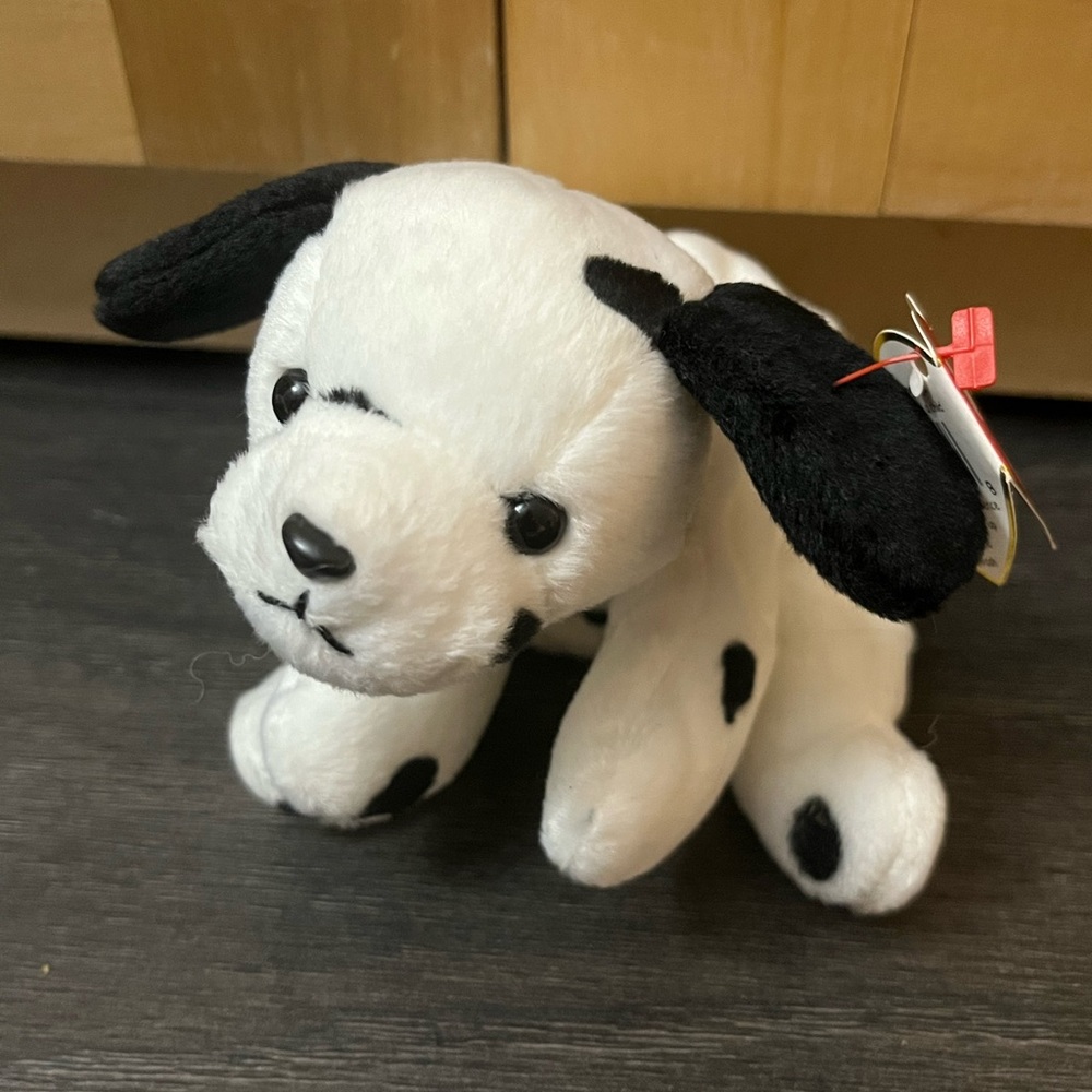 Vintage 90’s Dotty The Dalmatian Plush Beanie Baby - Picture 2 of 3